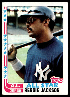 1982 Topps Reggie Jackson #551 New York Yankees