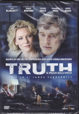 Dvd TRUTH - IL PREZZO DELLA VERITA' con Robert Redford nuovo sigillato 2016