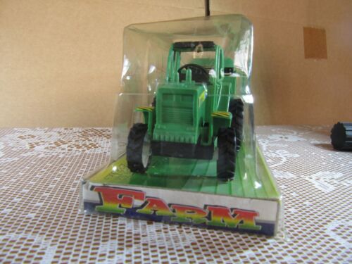 A115 New Ray Tractor + Trailer Farm Motor Toy Plastic New + Box - Picture 2 of 9
