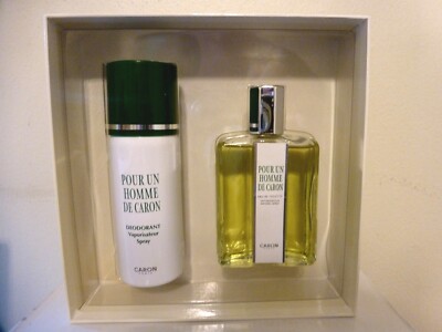 POUR UN HOMME DE CARON 4.2 OZ(125ML)EAU DE TOILETTE SPRAY GIFT SET