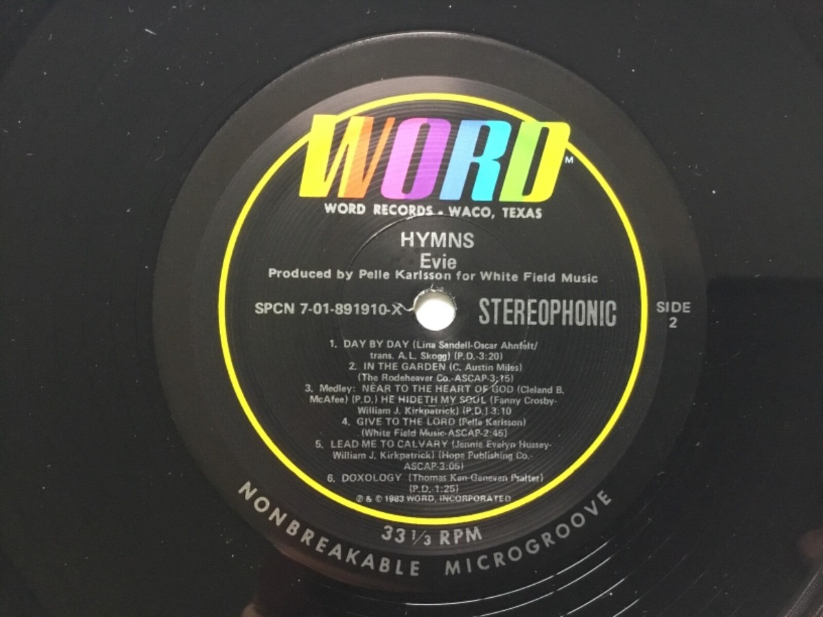 EVIE (Tornquist-Karlsson) HYMNS 1983 NM vinyl LP WORD Records | eBay