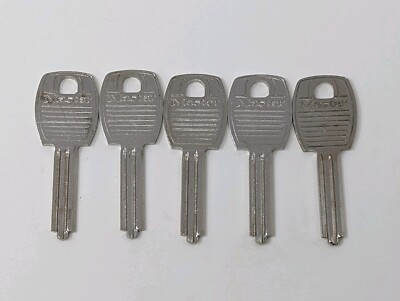 Lot of 5 Master 500KL Warded Key Blanks for Master Lock