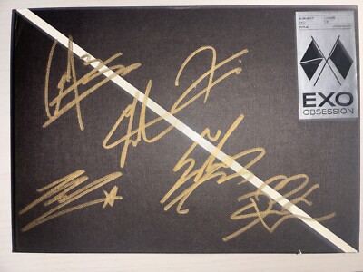 EXO [OBSESSION] All Member Autographed Signed Album Mint | eBay