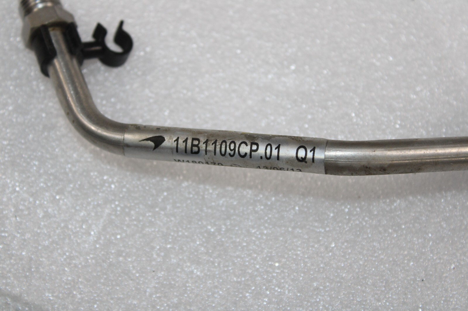 Mclaren MP4-12C, LH, Left, Front Shock Hose, Used, P/N 11B1109CP