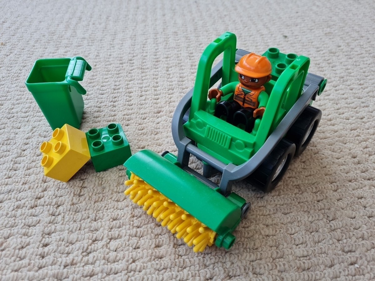 Lego Duplo Road Sweeper Truck 4978(2) Bin Truck Rubbish Truck