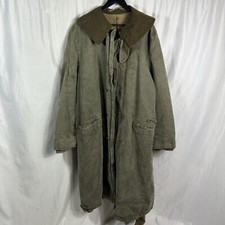 WWII British Army Canvas Trenchcoat Overcoat Jacket