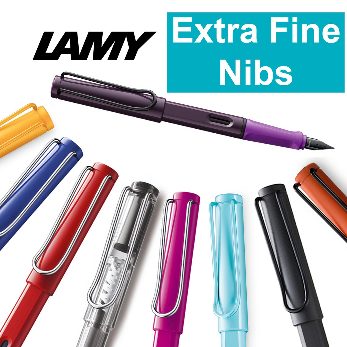 Lamy Safari Fountain Pen Extra Fine All Colours UK Seller