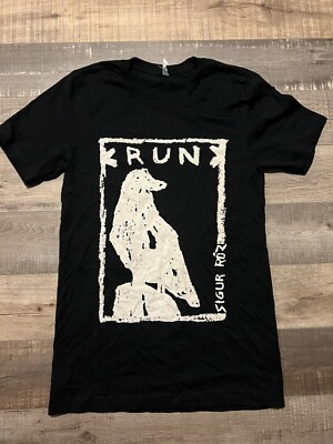 Deadstock Sigur Ros 2016 Krunk Tour Shirt SIZE SMALL DOUBLE