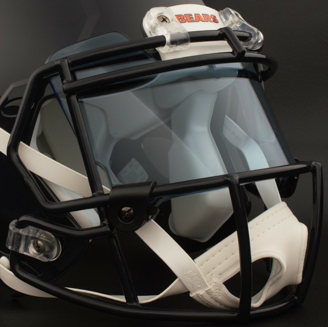 CHICAGO BEARS NFL DMAXX Football Helmet EYE SHIELD / VISOR (BLUE) eBay