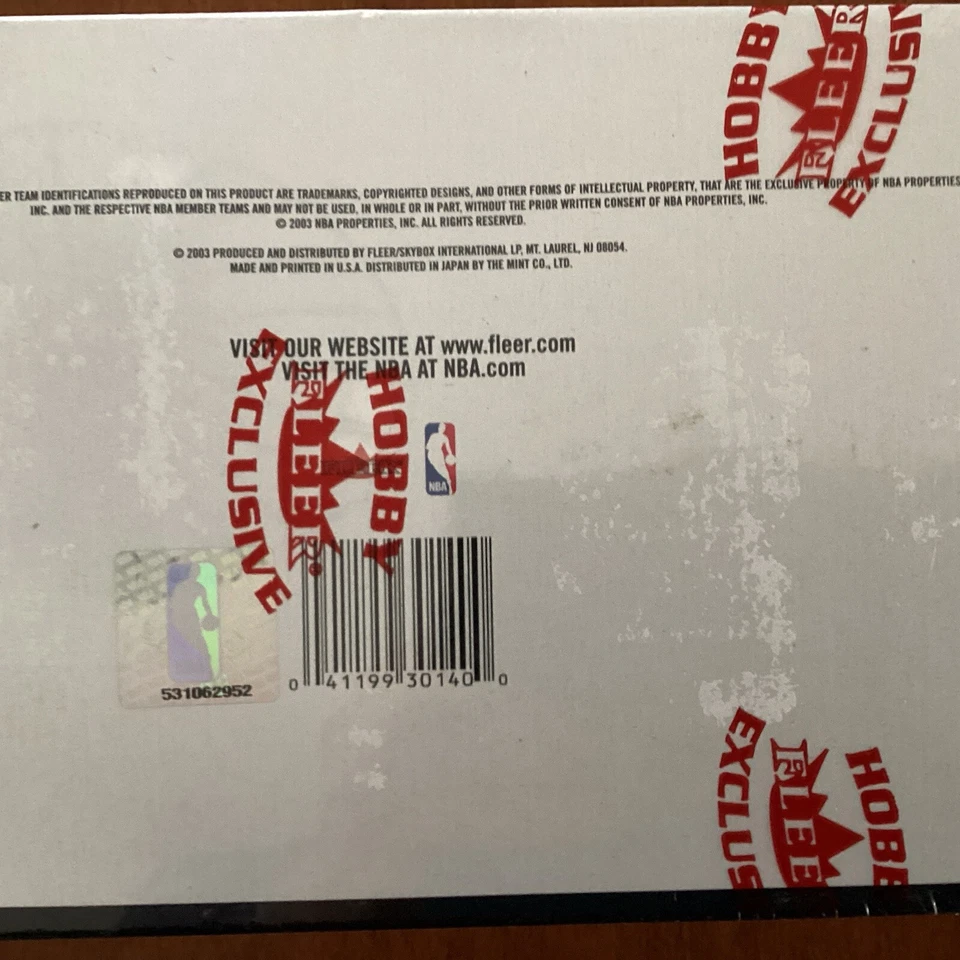 2002/03 Fleer Box Score Basketball Hobby Box (RARE) - Image 2 of 4