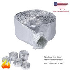 Aluminized Heat Sheath High Temperature Exhaust Heat Shield Fire Sleeve Fuelline Aluminized Heat Sheath High Temperature Exhaust Heat Shield Fire Sleeve Fuelline