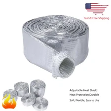 Aluminized Heat Sheath High Temperature Exhaust Heat Shield Fire Sleeve Fuelline