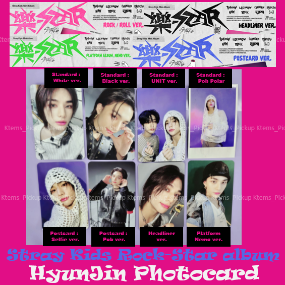 Álbum Stray Kids -Rock-STAR (HEADLINER Ver.) - Incluye Fotolibro, CD-R, Photocard Y 1 Photocard Holográfica, Edición Especial