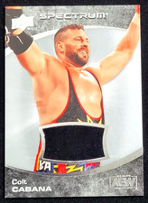 2021 UPPER DECK AEW SPECTRUM  COLT CABANA  EVENT WORN RELIC