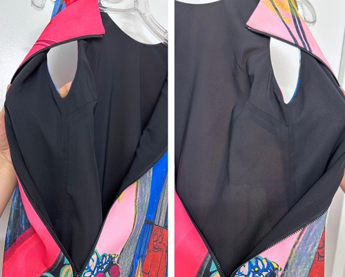 Alice + Olivia Clyde Shift Mini Dress Parlour Painted Colorful Rainbow 2 - Picture 15 of 16