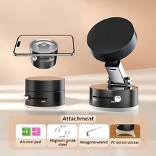 Vacuum Magnetic Suction-Cup Car Phone Holder Stand 360 Car Mount Foldable Holder