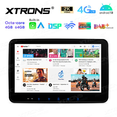 10.1'' QLED Double 2 DIN Android 13 8-Core Car Stereo GPS Radio