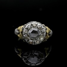 Antique Diamond Ring 0.50ct. 585 Gold 14K Deta Jewelry Great Price