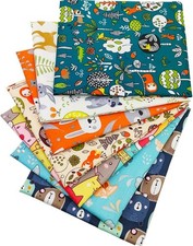 Fat Quarters Fabric Bundles, 7 Pcs 100 Cotton 19.69  x 19.69   50cmx50cm P