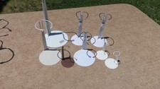 Lot of 7 Small Doll Stands Kaiser 1001 2101