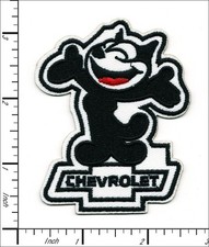 26 Pcs Embroidered Iron on patches Cat cheer Chevrolet 62x72mm AP063cVa