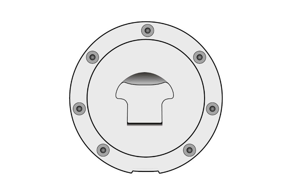 Bouchon réservoir rapide rouge anti-rayure pour CBR 1000 RR