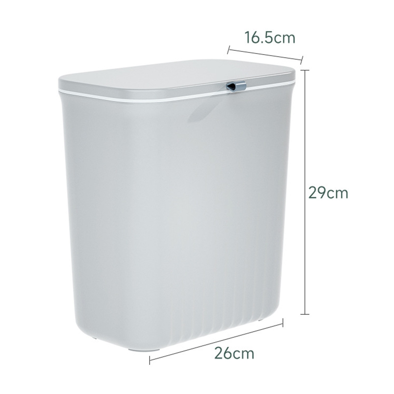 Wall Mounted Garbage Can Durable Slim Trash Bin For Bathroom Easy To Use
