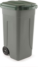 - Bidone Raccolta Differenziata 100L | Contenitore Rifiuti Con Coperchio Verde |