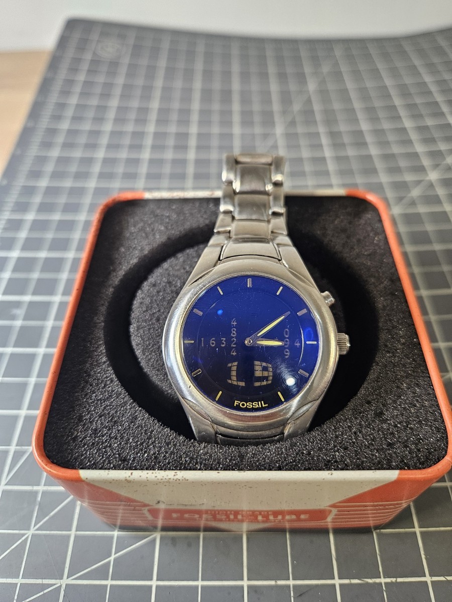 Fossil Big Tic Y2K Matrix Animated Watch JR-8623 - Super Rare! | eBay