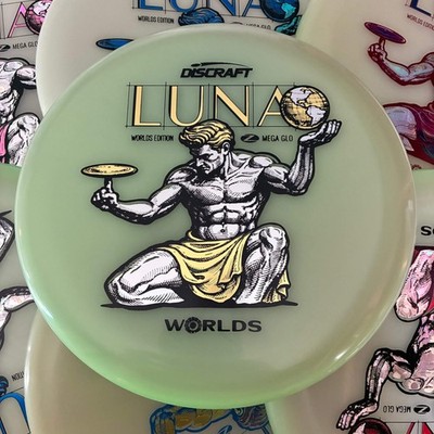 Discraft 2026 Worlds Fundraiser ''Spirit of Detroit'' Mega GLO Luna 3/4/0/2