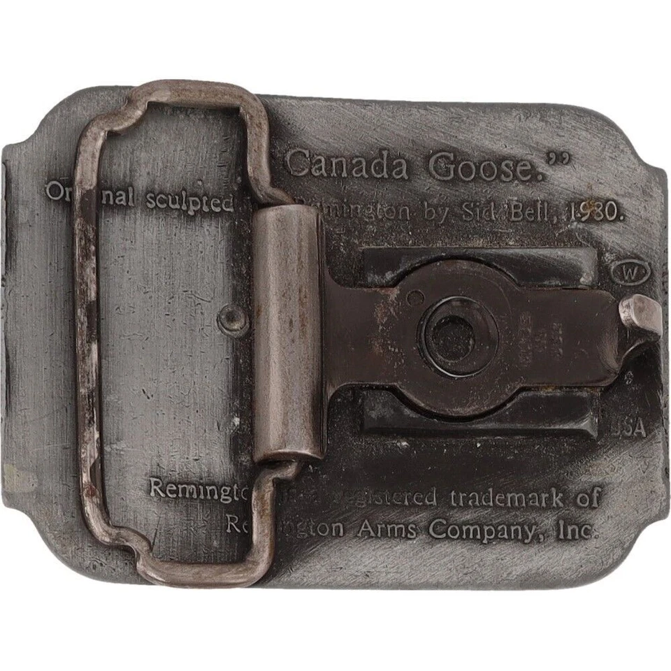 Pistola de brazo Remington de caza de pato munición Peters UMC cazador de aves hebilla de cinturón de colección Foto 2 de 4