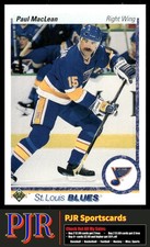 Paul MacLean 1990-91 Upper Deck #330 St. Louis Blues