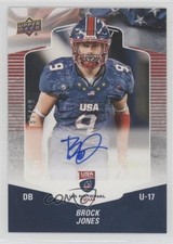 2018 Upper Deck USA Football USA U17 Auto 87/99 Brock Jones #A-22 Auto 0ph