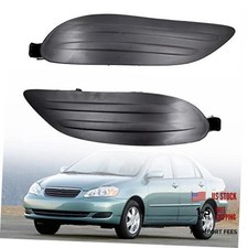 2-Pack Front Bumper Fog Light Cover Grilles Left and Right Side Replacement
