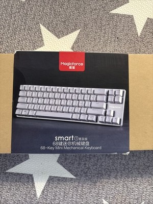 NEW Magicforce Smart 68 keys Mini Mechanical Keyboard - Blue/White/Red
