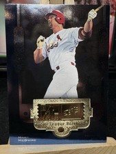 Mark McGwire #3 Cardinals Upper Deck 1999 SPx Home Run No.63 VG-EX