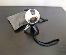 Samsung Gear 360 15MP 360 Degree Camera White/Black Tripod Stand Strap Pouch