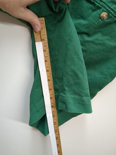 Polo Ralph Lauren Slim Stretch Chino Shorts Green Size 35 X 9 - Picture 8 of 9