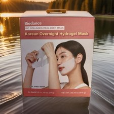 Biodance Bio Collagen-Real Deep Mask Korean Overnight Hydrogel Mask 24 Sheets NW