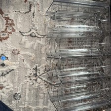 Water Bottle Organizer for Cabinet 2 Pack holds 8 Bottles 