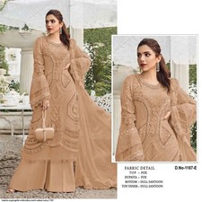 Bollywood Pakistani Ethnic Salwar Kameez Indian Party Wear Sharara Suit Dress
