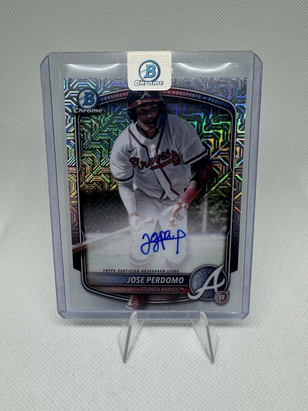 2025 Bowman Jose Perdomo Chrome Prospect Mega Box Autograph #BMA-JP (RC)