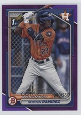 2024 Bowman Prospects Purple Border 80/250 German Ramirez #BP-93 1cx3