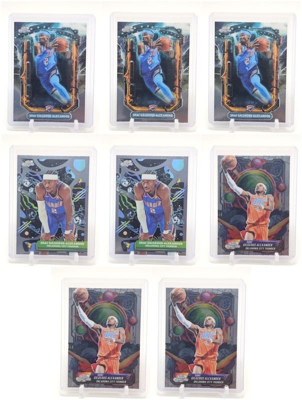 [8] SHAI GILGEOUS-ALEXANDER 2025 TOPPS COSMIC CHROME PROPULSION THUNDER Q6998