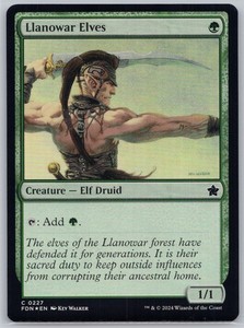 Llanowar Elves (227) Foil Foundations