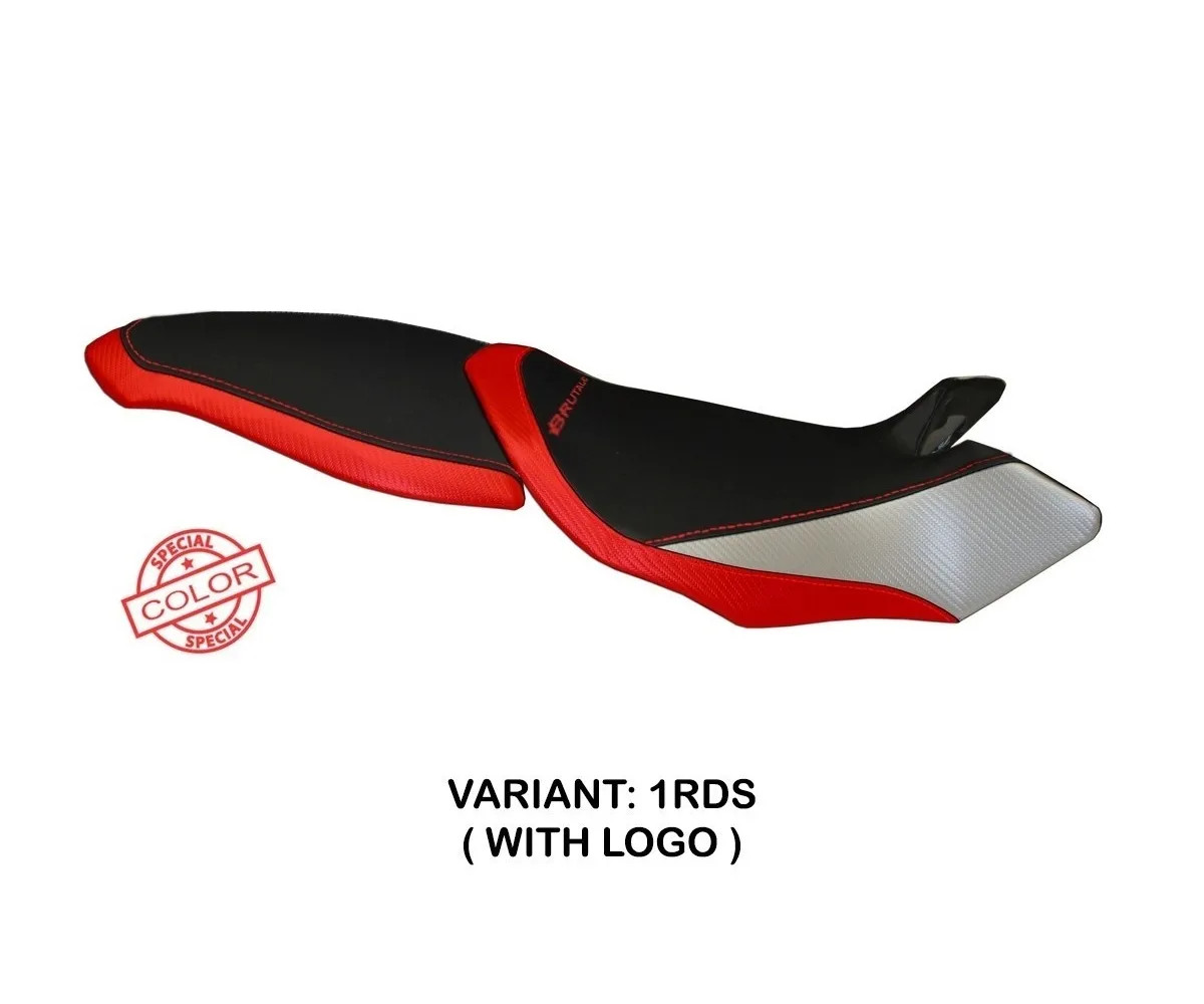 Seat saddle cover Nami SC Red-Silver TPZ MV AGUSTA BRUTALE 1078 RR 2007 2015 q3