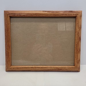 8.5"x11" Solid Oak Document Frame