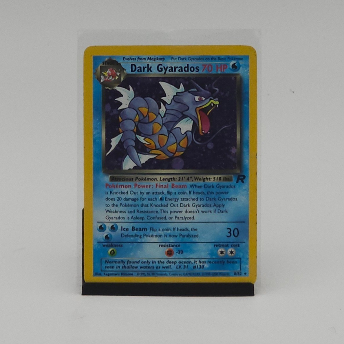 Pokemon Dark Gyarados Team Rocket 8/82 Holo Rare LP