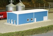 Pike-Stuff Pre-Fab Warehouse - N Scale Model Railroad Building - #8003