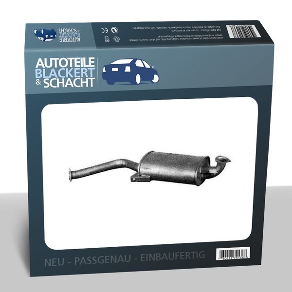 Auspuff Mitteltopf für Alfa Romeo Spider-image